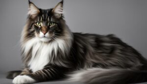 Read more about the article Rare Beauty Unveiled: Meet the Black and White Maine Coon Cat!